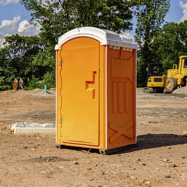 portable restroom at a festival